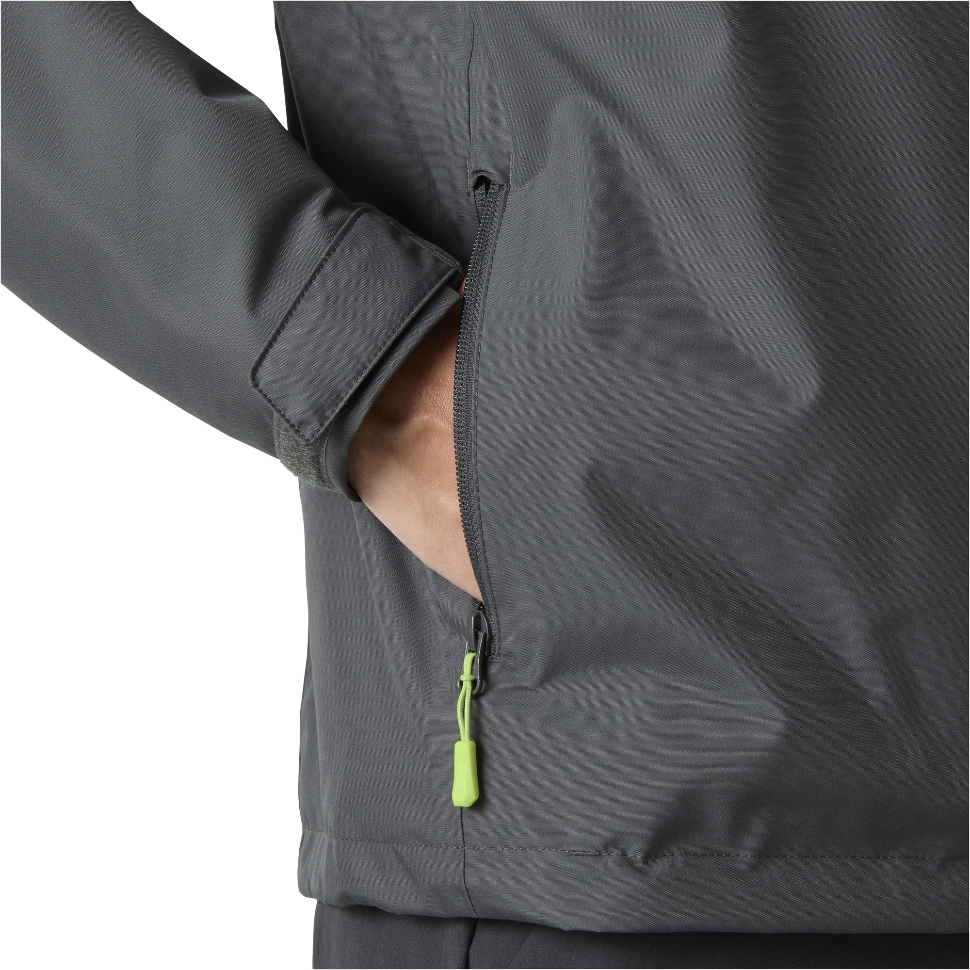 2026 Helly Hansen Mens Crew Hooded Midlayer Jacket 2 34442 - Thunder Grey